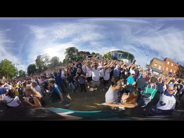 2019 Champions League final Tottenham fans pre-match