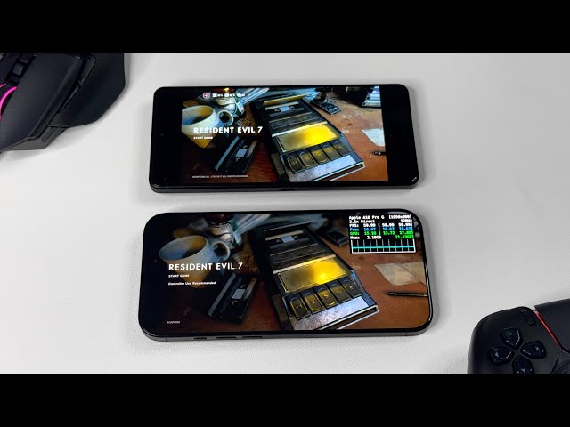 Android PC Emulation vs iOS! ROG 8 Pro vs iPhone 16 Pro Max Resident Evil 7 Biohazard Gaming Test!