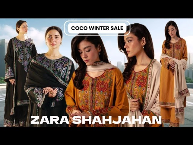 Zara ShahJahan Winter Collection | Coco by Zara ShahJahan Winter Collection | ZW23-5A | ZW23-5B