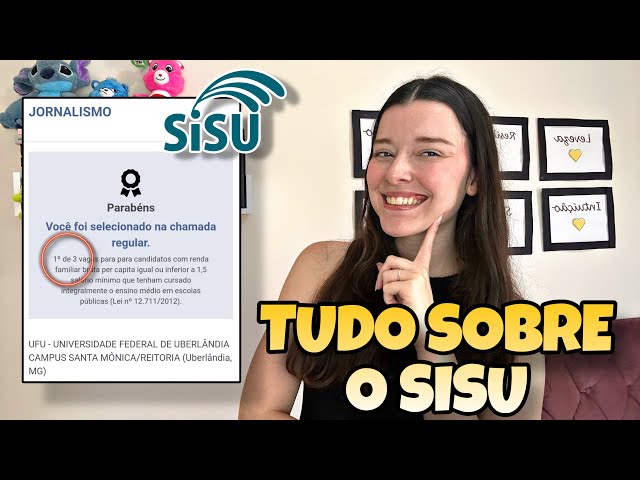 COMO O SISU FUNCIONA | Passo a Passo para o Sisu 2025!