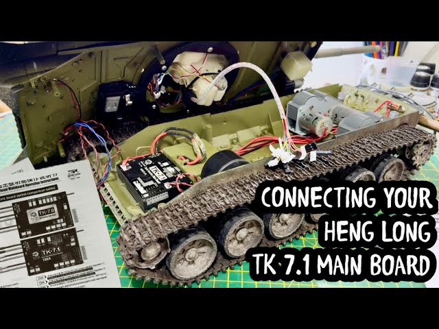 HENG LONG TK 7.1 CONNECTION TUTORIAL, all connectors and differences of the TK 7.0