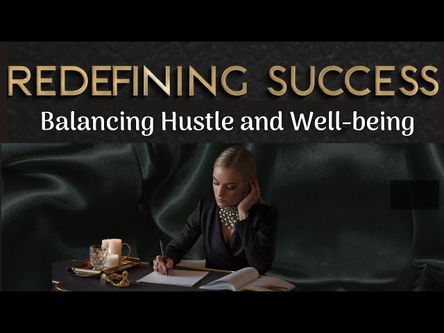 Balancing Hustle and Wellbeing: The Key to Lasting Success