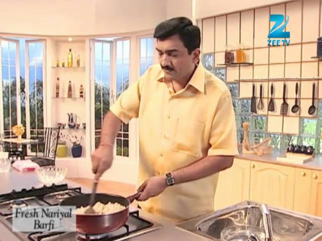 Khana Khazana - Ramzan Special - Fresh Nariyal Burfi - Recipe by Sanjeev Kapoor - Zee TV