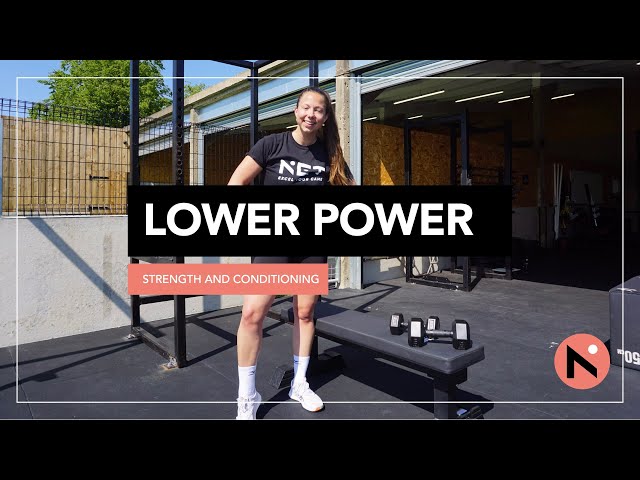 DEVELOPING LOWER BODY POWER // IMPROVE YOUR JUMP HEIGHT // STRENGTH AND CONDITIONING