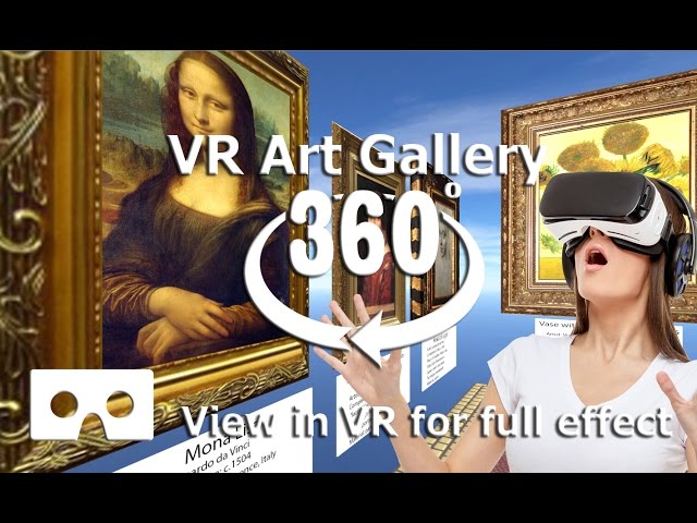 360 Video - Art Gallery Video  -  4K Virtual reality video, use VR Headset for best effect