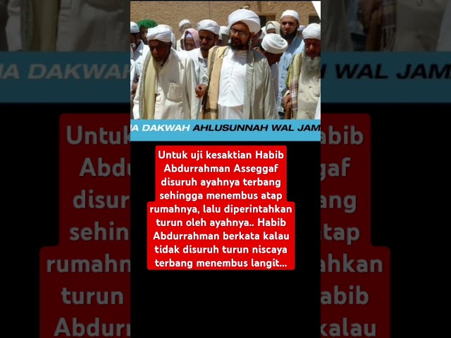 Habib Sakti Terbang Kelangit #shorts #habib #baalawi #ulama #nusantara