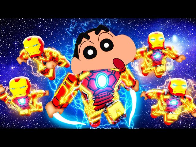 SUPERMAN SHINCHAN vs EVIL IRONMAN in DC WORLDS COLLIDE with CHOP