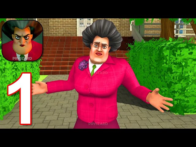 Scary Teacher 3D - (PC) - Gameplay Walkthrough Part 1 Chapter 1 Mime Level Prank Miss T With Nick