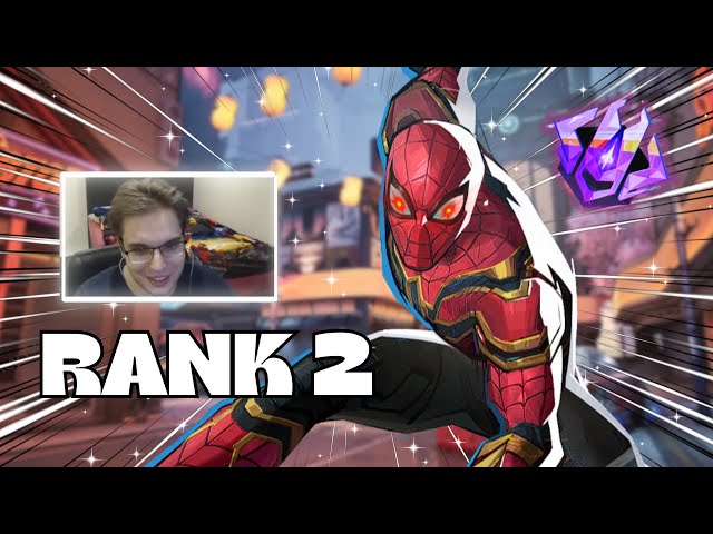 Streamer Reacts To The RANK 2 Spider-Man | Marvel Rivals