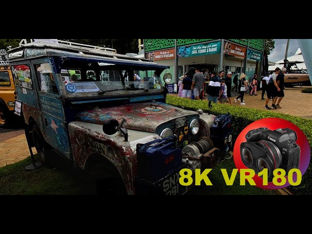 8K VR180 LANDYBITZ/ICON LAND ROVER AND OTHER FUN CARS at Sanctuary Cove Boat Show 2022 3D Travel