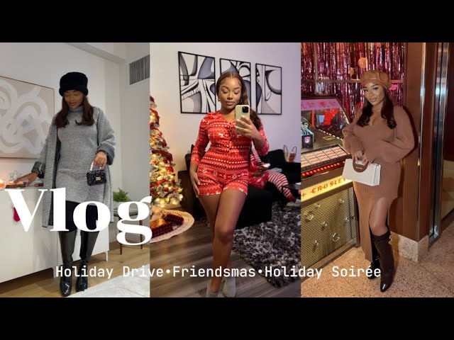 VLOG | I MET 11 FROM STRANGER THINGS | HOLIDAY DRIVE | FRIENDSMAS | PRIMARK HOLIDAY SOIRÉE