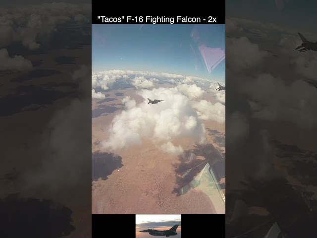 "Tacos" F 16 Fighting Falcon - 013 #shorts