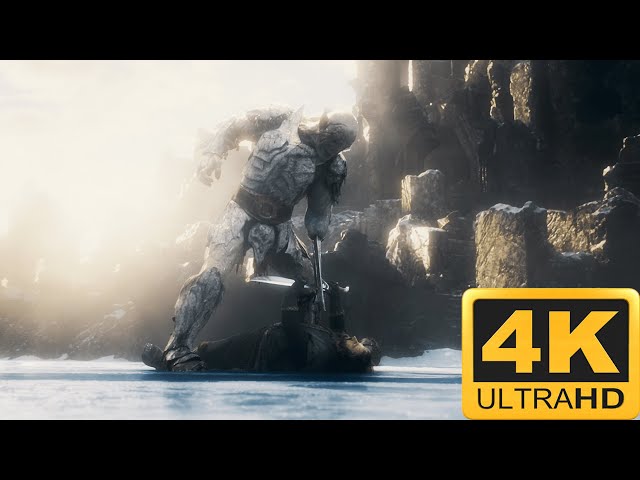 Thorin vs Azog | The Hobbit: The Battle Of The Five Armies 4K HDR !