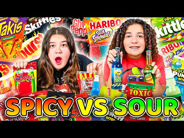 EATING Spicy Vs Sour Foods!