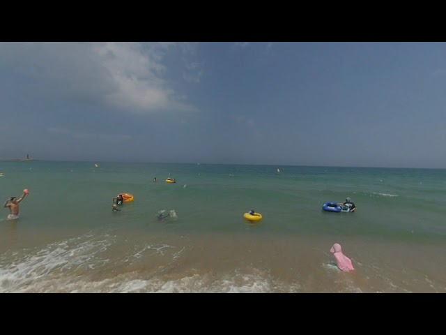 대한민국 여행 양양 낙산해수욕장 5K 180도 3D영상 Korea Travel Yangyang Naksan Beach 5K 180 Degree 3D Video