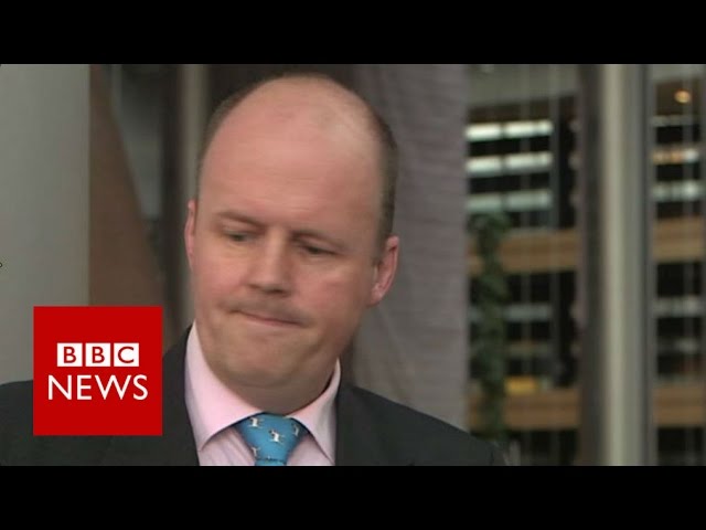 MEP Ashley Fox storms out of EU referendum interview - BBC News