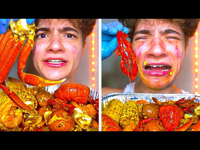 Carolina Reaper Seafood Extreme Spicy Challenge ASMR | 먹방 🥵