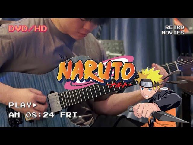 Naruto - The Raising Fighting Spirit Guitar Cover (with tab)