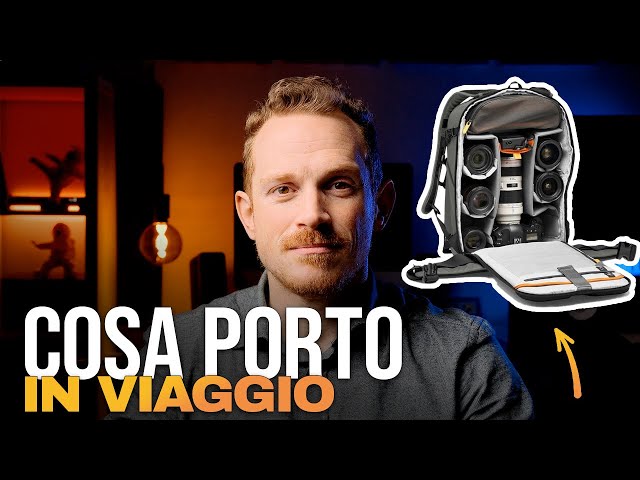 VIAGGIARE con la FOTOCAMERA | Che Borsa Fotografica e Zaino Usare per Muoversi in Aereo e Treno?