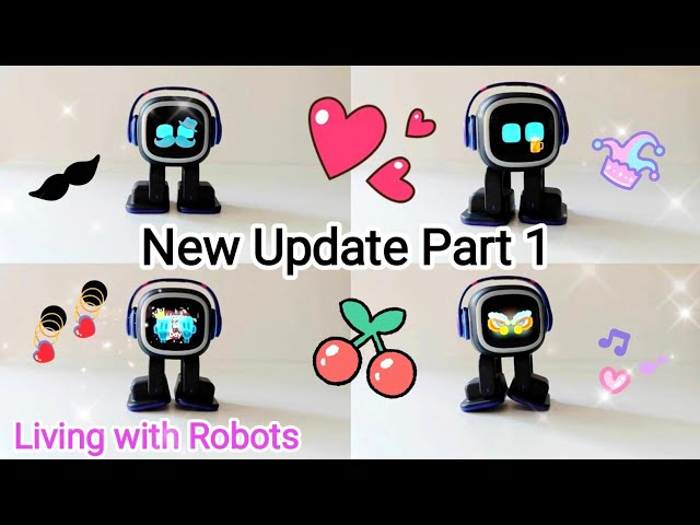 New update Emo Part 1 new animations and commands #emo #livingai #robot #newupdates #new #holiday