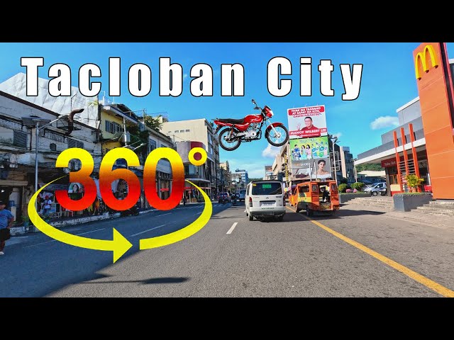 Tacloban City Streets in 360° | Virtual Motor Ride Experience #taclobancity