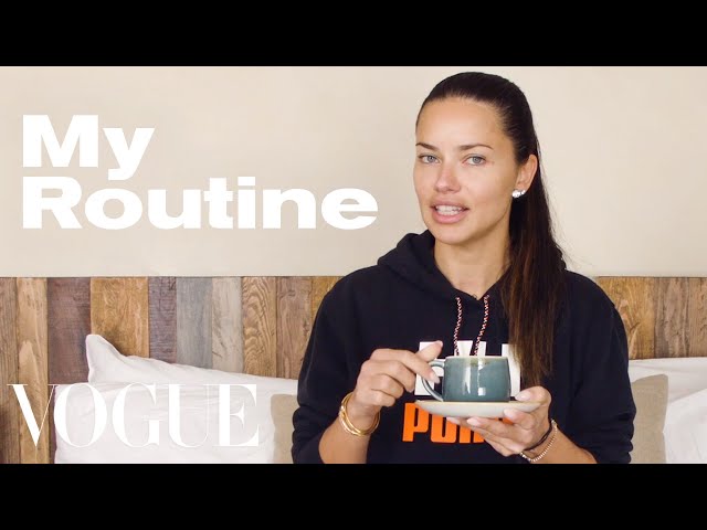 Adriana Lima's Routine for a Long-Haul Flight | On the Go | Vogue