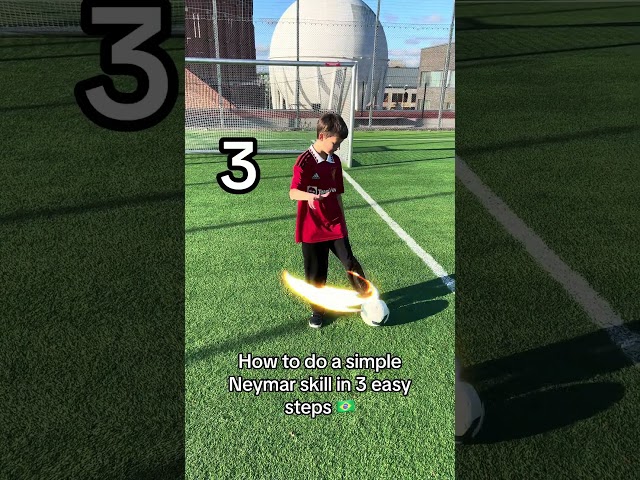 Neymar Skill 🇧🇷 In 3 Easy Steps ⚽️ #football #footballshorts