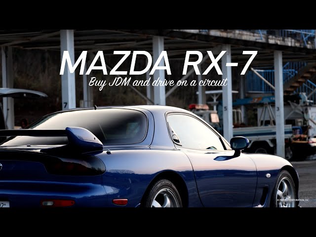 Buy MAZDA RX-7 FD3S and drive on a circuit #jdm #delivery