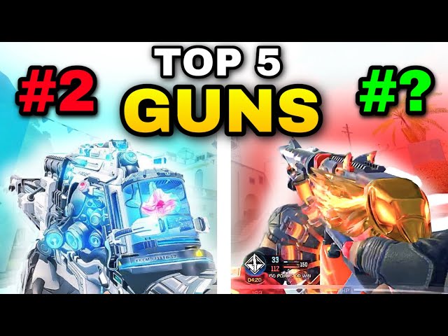 TOP 5 GUNS in SEASON 1 (2022) COD Mobile! + Gunsmith Loadouts!