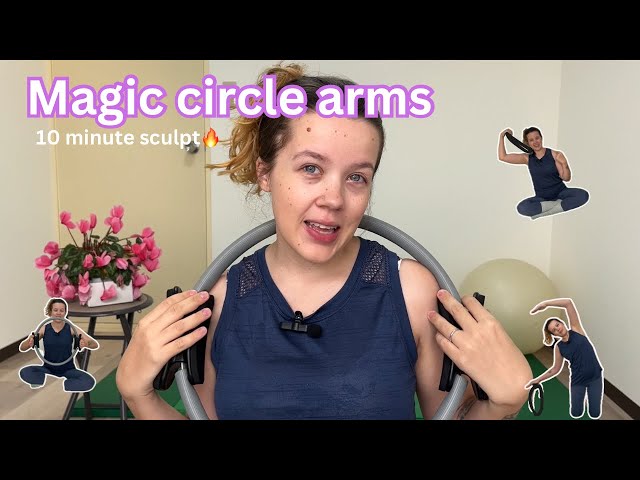 💪🏼10 Minute MAGIC CIRCLE Arm workout | tone & strengthen with Pilates