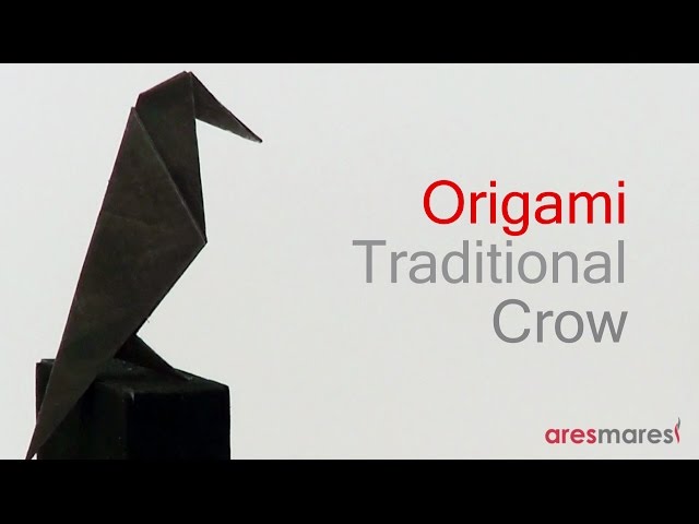 Origami Crow (easy traditional)