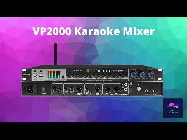 VP2000 Karaoke Mixer for Home Theater Systems