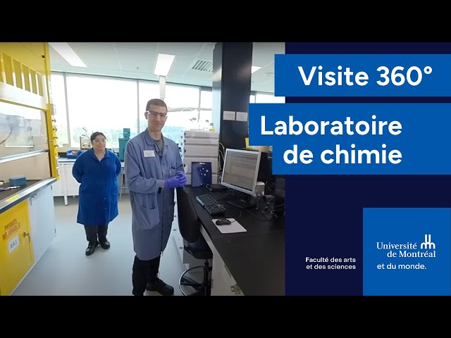 Immersion 360° dans les laboratoires en chimie de l’UdeM