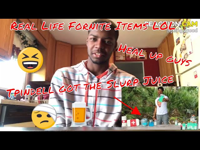 Making Fortnite Items in Real Life Challenge ( Fortnite Items in Real Life DIY) Tpindell Reaction