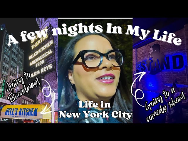 A Few Nights In New York City Going To A Broadway Musical & Comedy Show | Adulting In The City ep 7