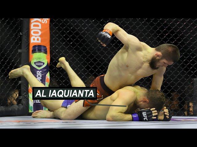 KHABIB vs AL IAQUINTA - All Significant Strikes