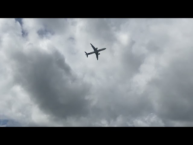 Airbus A321 XLR in the flying display at Farnborough Airshow 2024