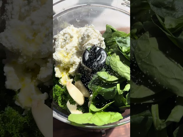 Green Goddess Pasta Meal Prep for the Week #pasta #pastarecipe #ricotta #easyrecipe #shorts