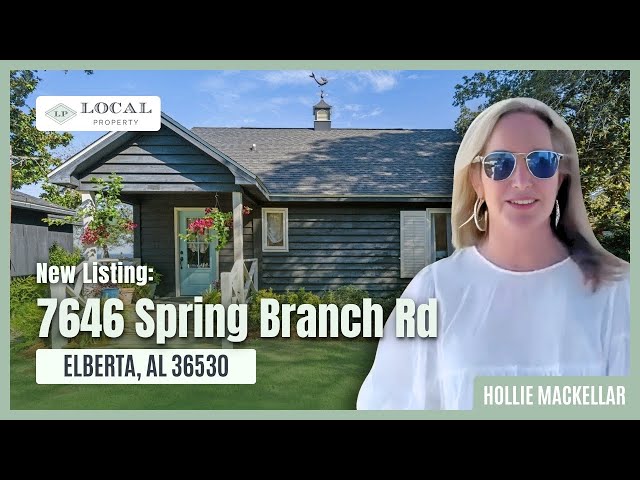 7646 Spring Branch Road, Elberta, AL | Waterfront Home for Sale | Hollie MacKellar - Local Property