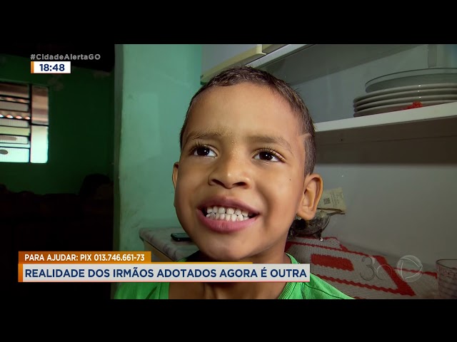 SUPERAÇÃO: REALIDADE DOS IRMÃOS ADOTADOS  AGORA É OUTRA