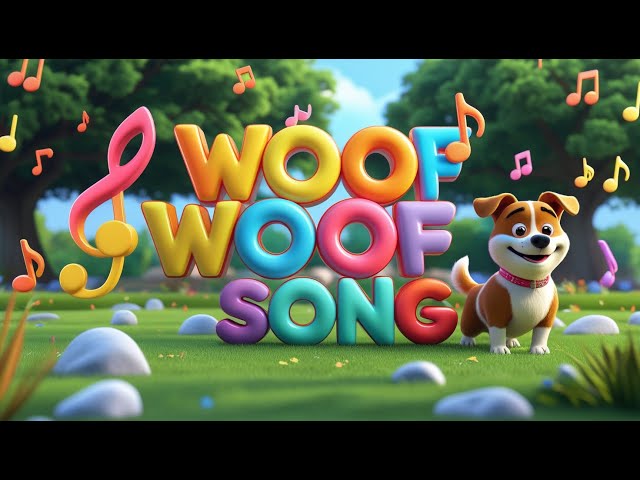 Woof Woof Dog Song for Kids | Fun Puppy Song | Kids Songs 2025