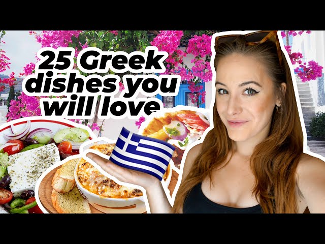 25 GREEK Dishes To Try 🇬🇷 | Food + Drink in Greece