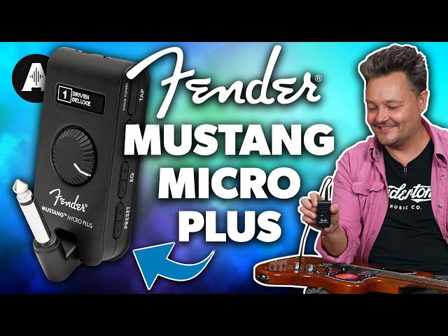 NEW Fender Mustang Micro Plus - An Impressive New Headphone Amp!