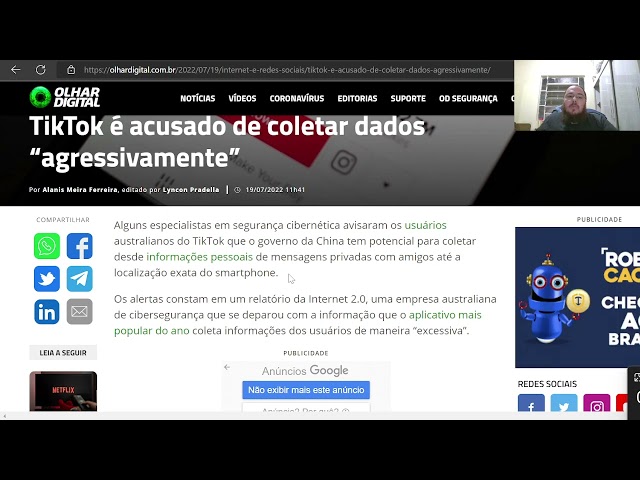 34 TIKTOK ESTÁ COLETANDO SEUS DADOS