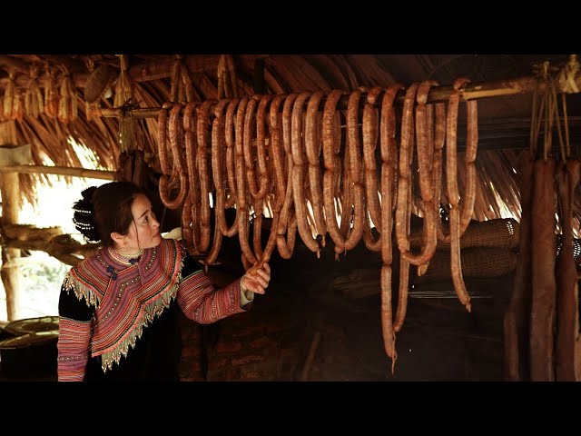 Stuffed and smoked pork, an indispensable winter dish.