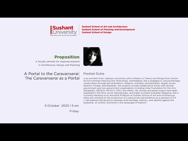 Proposition : A Portal to the Caravanserai- The Caravanserai as a Portal #PP-20008