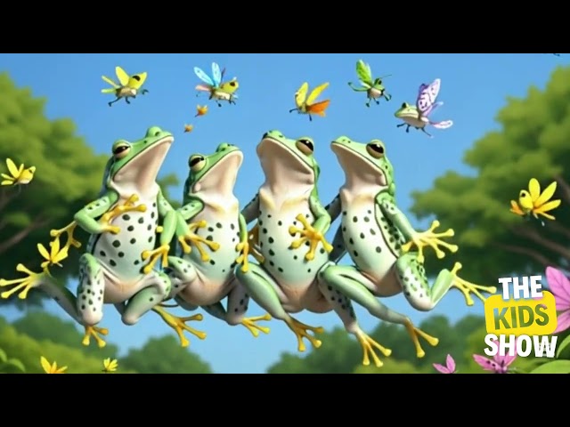 Five Little Speckled Frogs || The Kids Show || Poems and Rhyming World of Kids & Froggy Tales