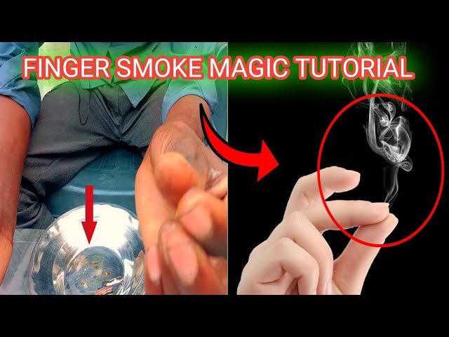 FINGER SMOKE MAGIC TUTORIAL 🤯 😱 अंगुली घिसने से निकला धुआं #magic #tutorial