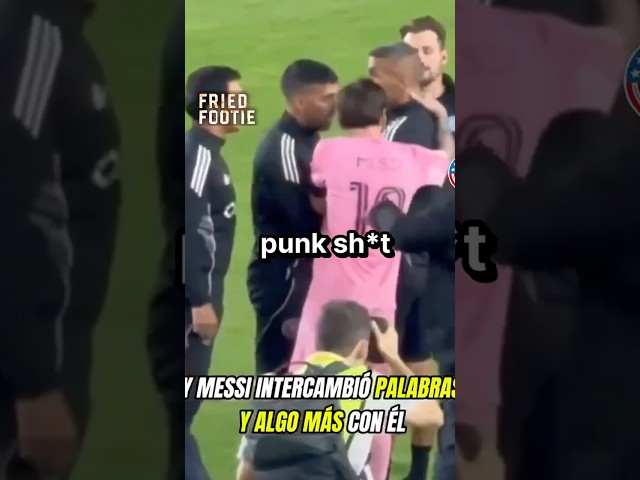 Messi gets PHYSICAL