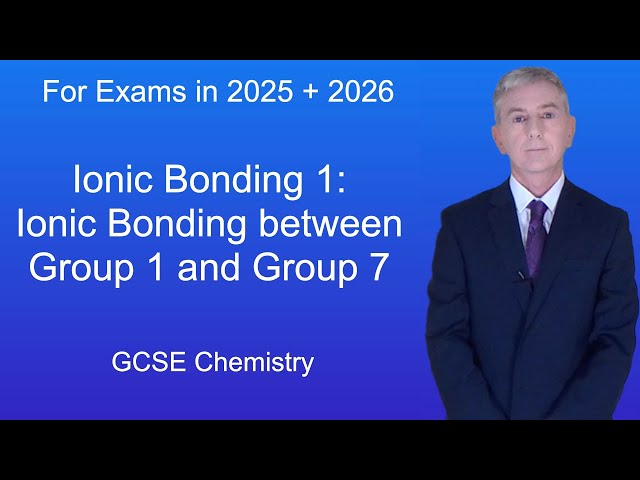 GCSE Chemistry Revision "Ionic Bonding 1: Ionic Bonding between Group 1 and Group 7"